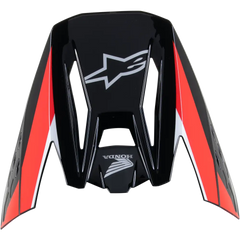 Honda S M5 Helmet Visor Black/Red Glossy