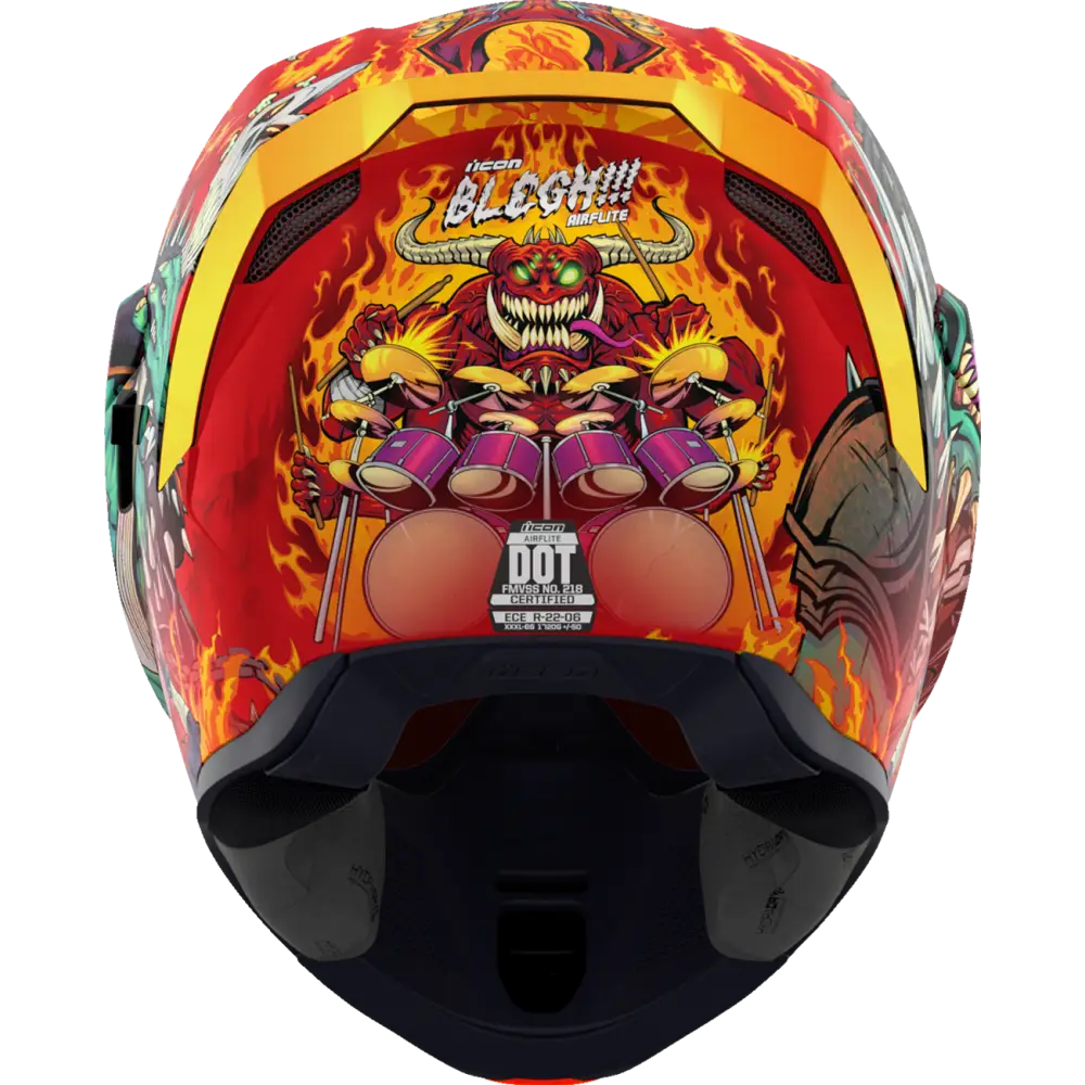 ICON Airflite* Helmet - Blegh - MIPS? - Red - Large 0101-16923