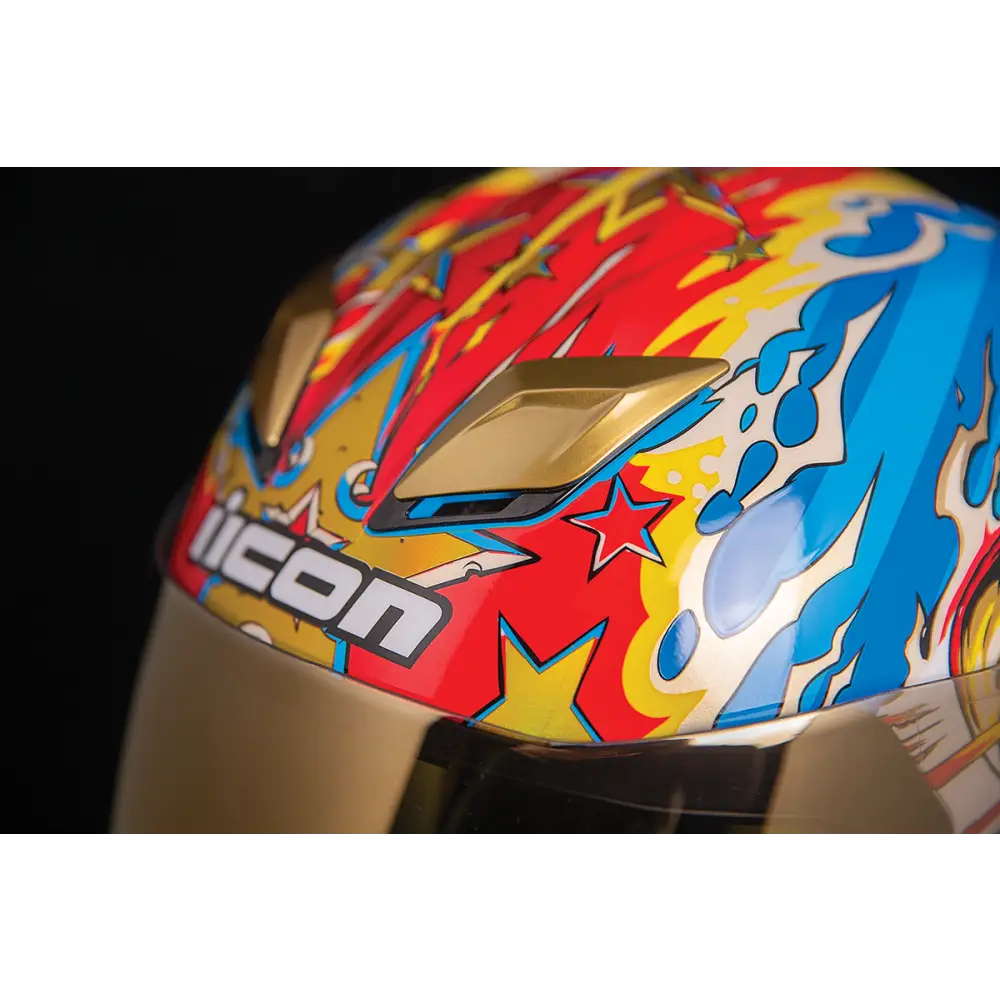 ICON Airflite* Helmet - Freedom Spitter - Gold - XS 0101-13924