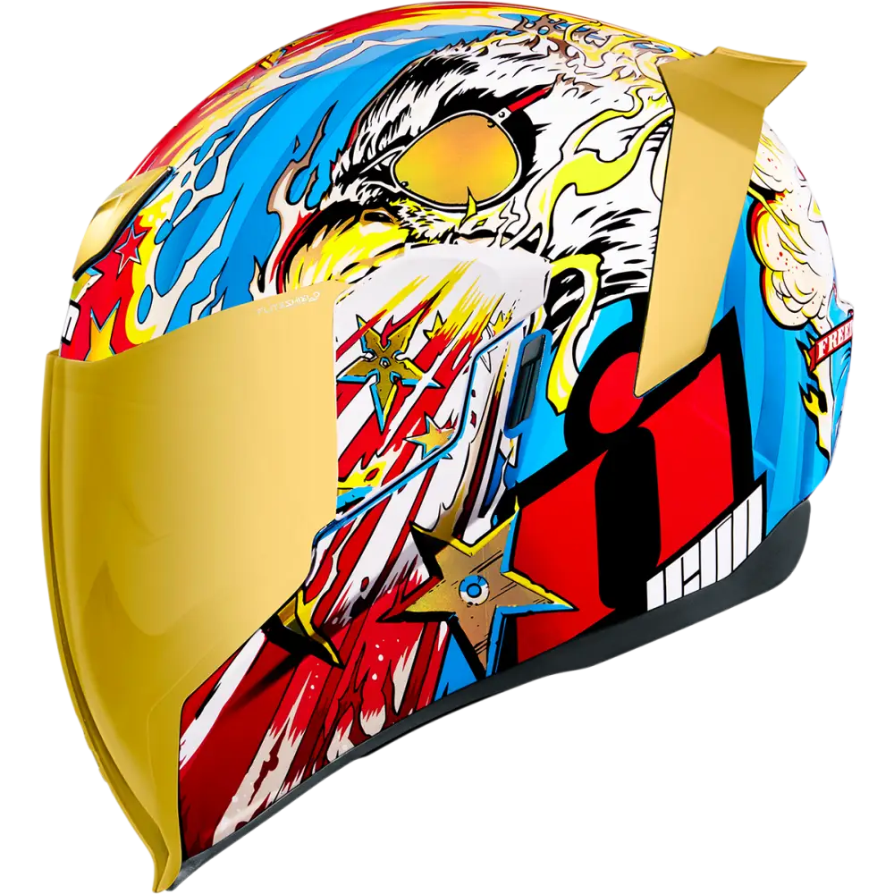 ICON Airflite* Helmet - Freedom Spitter - Gold - XS 0101-13924