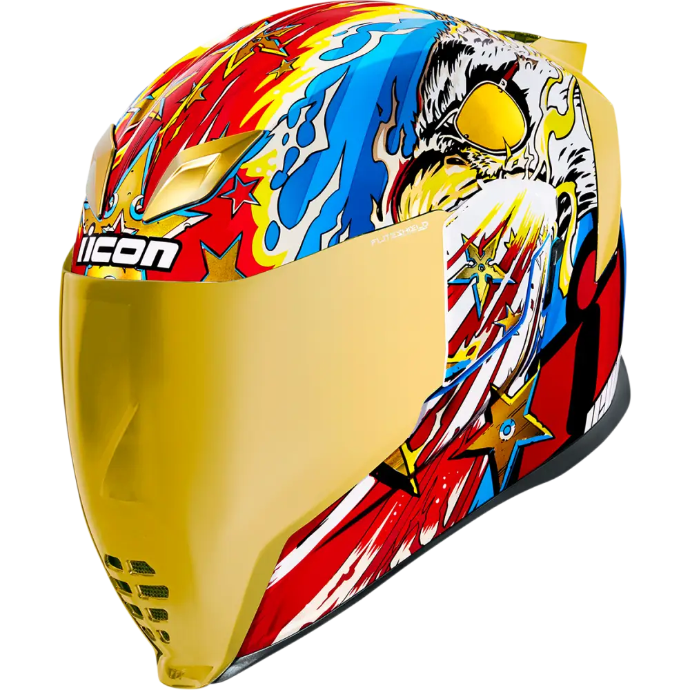 ICON Airflite* Helmet - Freedom Spitter - Gold - XS 0101-13924