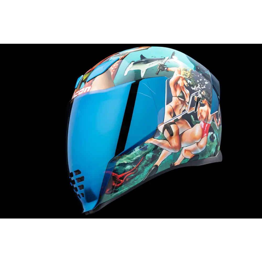 ICON Airflite* Helmet - Pleasuredome 4 - Blue - Small 0101-15001