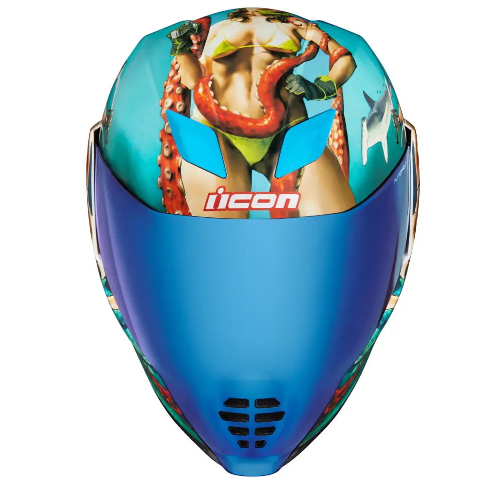 ICON Airflite* Helmet - Pleasuredome 4 - Blue - Small 0101-15001
