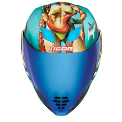 ICON Airflite* Helmet - Pleasuredome 4 - Blue - Small 0101-15001
