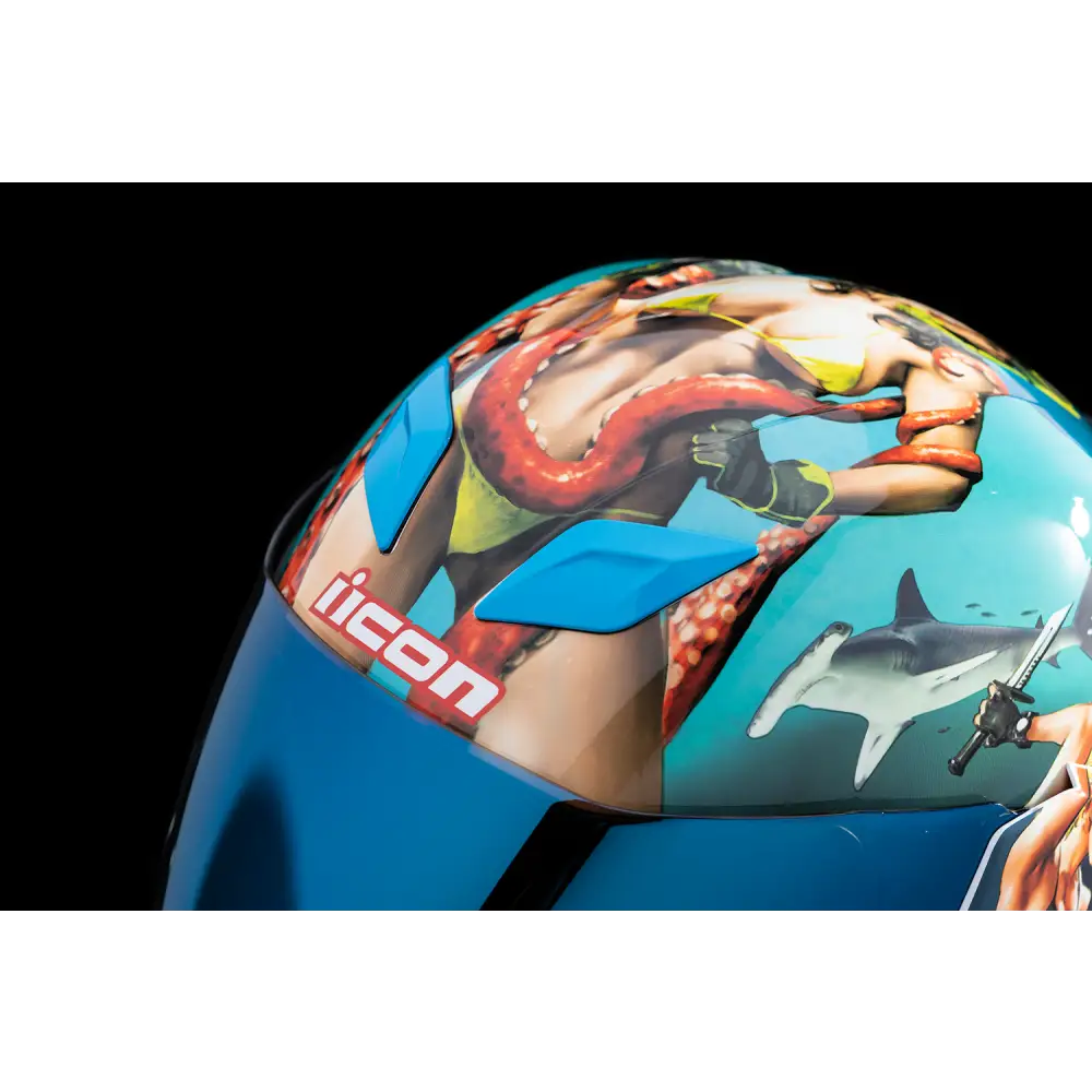 ICON Airflite* Helmet - Pleasuredome 4 - Blue - Small 0101-15001