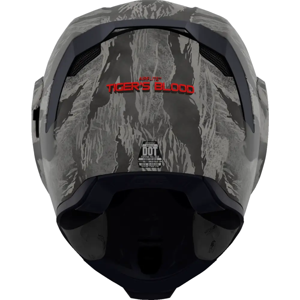 ICON Airflite* Helmet - Tiger’s Blood - MIPS? - Gray - 2XL 0101-16245 - Street Full Face Adult Helmet