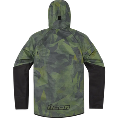 ICON Airform Battlescar* Jacket - Green - Small 2820-5479