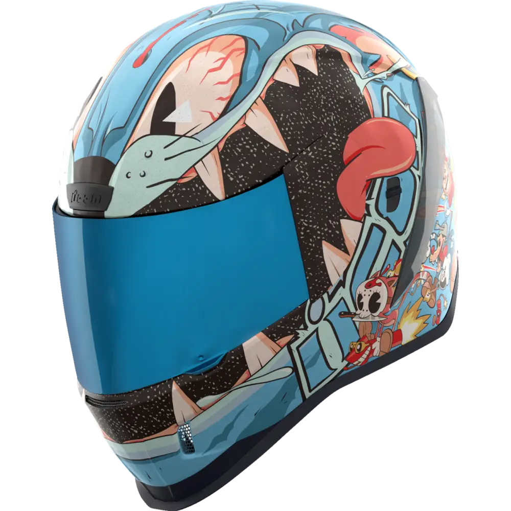 ICON Airform* Helmet - 9 Lives - Blue - 2XL 0101-17388 - Street Full Face Adult Helmet