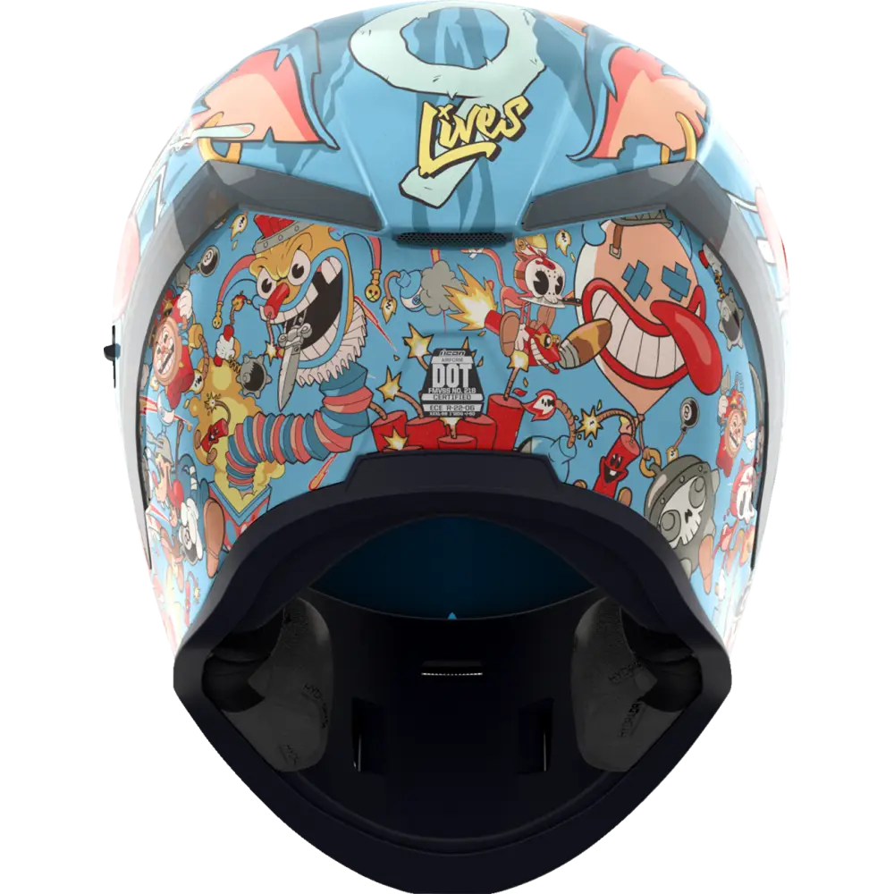 ICON Airform* Helmet - 9 Lives - MIPS? - Blue - Large 0101-17386