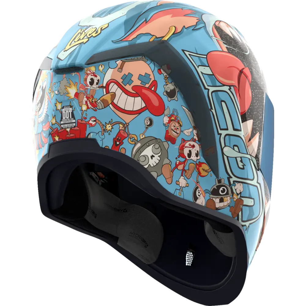 ICON Airform* Helmet - 9 Lives - MIPS? - Blue - Small 0101-17384