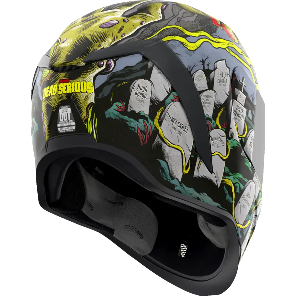 ICON Airform* Helmet - Dead Serious - Black - 2XL 0101-17443 - Street Full Face Adult Helmet