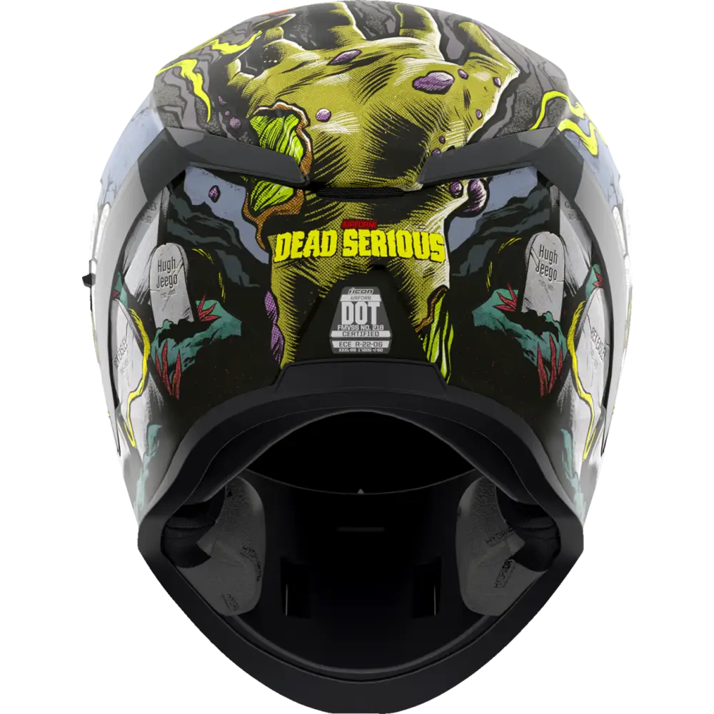 ICON Airform* Helmet - Dead Serious - Black - 2XL 0101-17443 - Street Full Face Adult Helmet