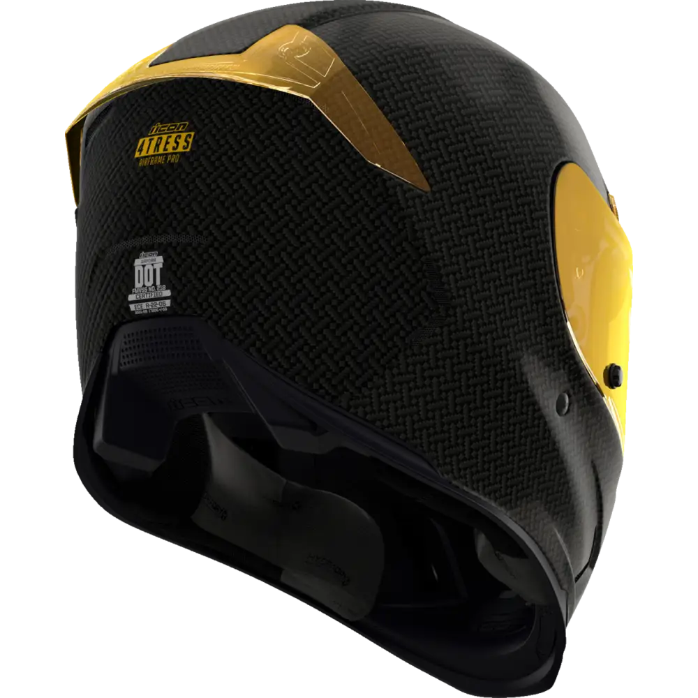 ICON Airframe Pro* Helmet - Carbon 4Tress - Yellow - 2XL 0101-16664