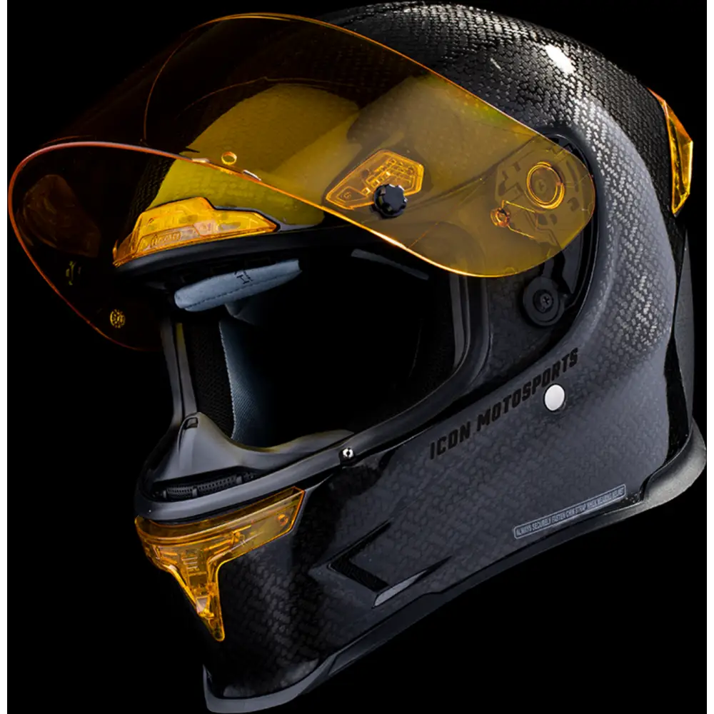 ICON Airframe Pro* Helmet - Carbon 4Tress - Yellow - 2XL 0101-16664