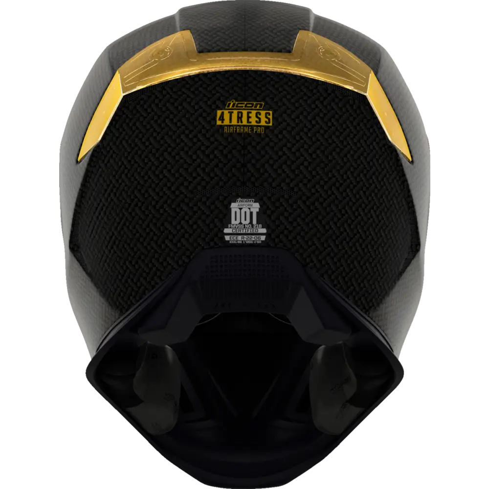 ICON Airframe Pro* Helmet - Carbon 4Tress - Yellow - Medium 0101-16661