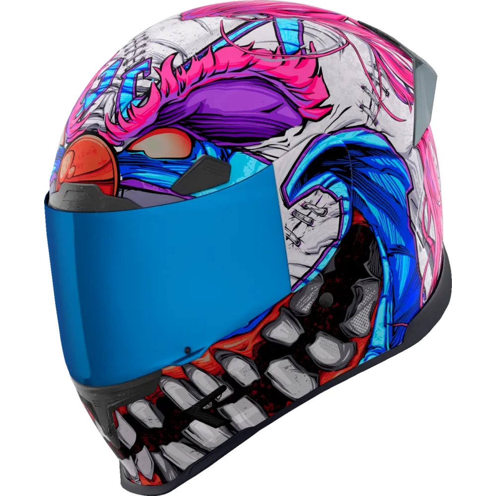 ICON Airframe Pro* Helmet - Krazy Klown 2 - Pink - 2XL 0101-17679 - Street Full Face Adult Helmet