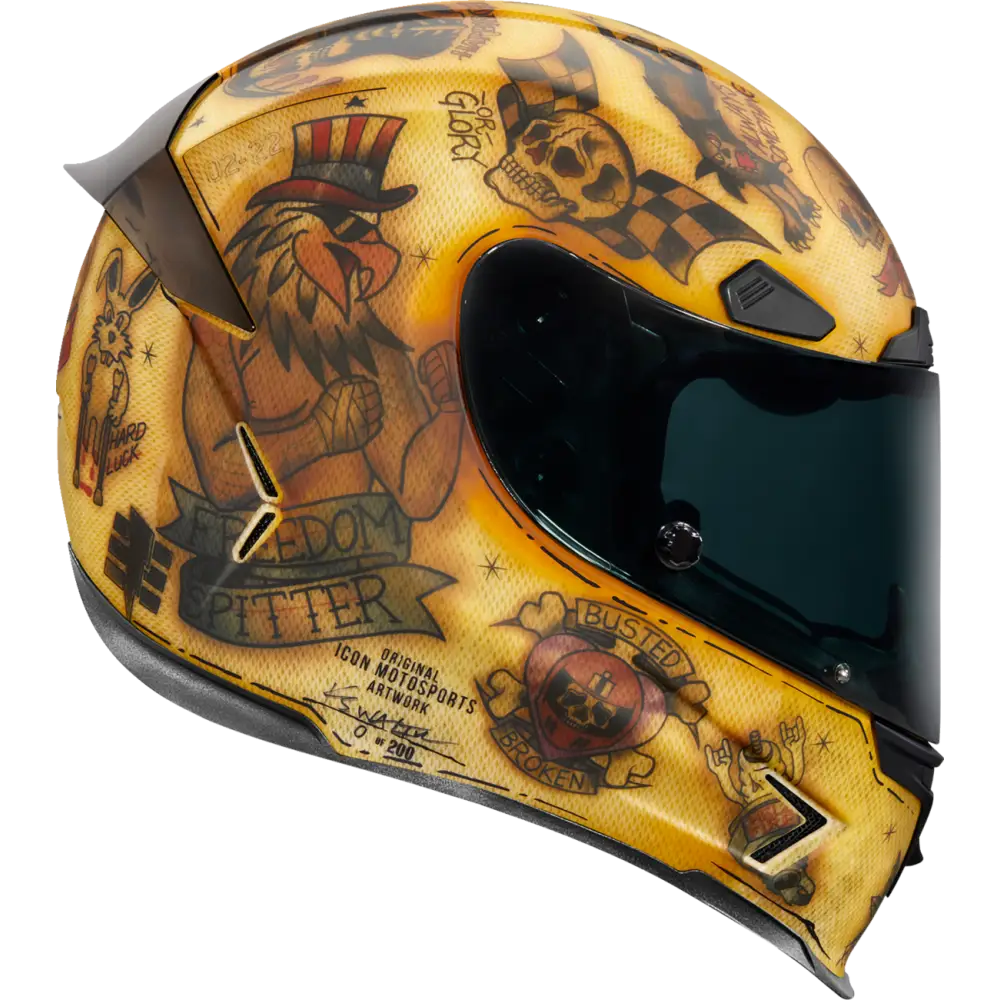 ICON Airframe Pro* Helmet - Stick and Poke - Limited - 3XL 0101-15056 - Street Full Face Adult Helmet