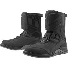 ICON Alcan Waterproof Boots - Black - Size 8 3403-1233