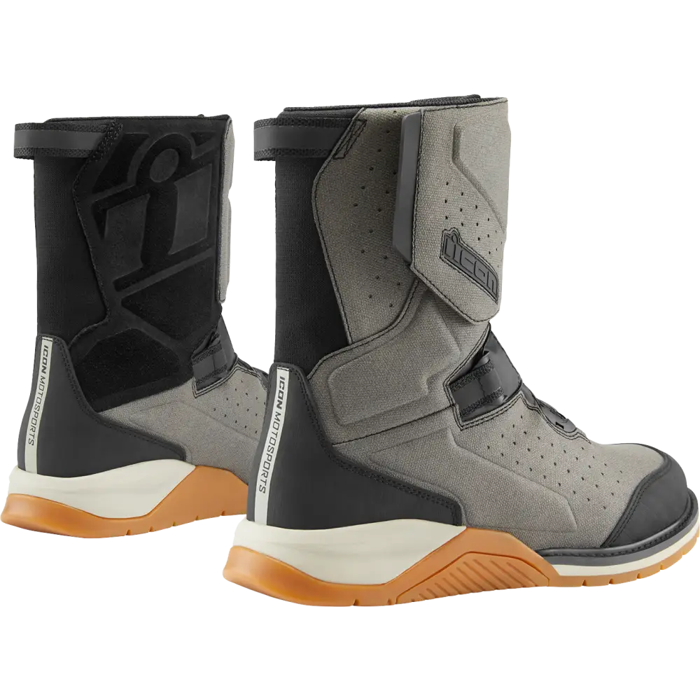 ICON Alcan Waterproof Boots - Gray - Size 10.5 3403-1250