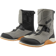 ICON Alcan Waterproof Boots - Gray - Size 9.5 3403-1248