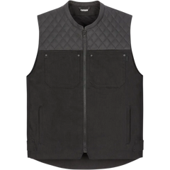ICON Chamonix Denim Vest - Black - 3XL 2830-0557