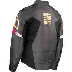 ICON Contra3* Rizz Rizz Jacket - Black - Large 2810-4290
