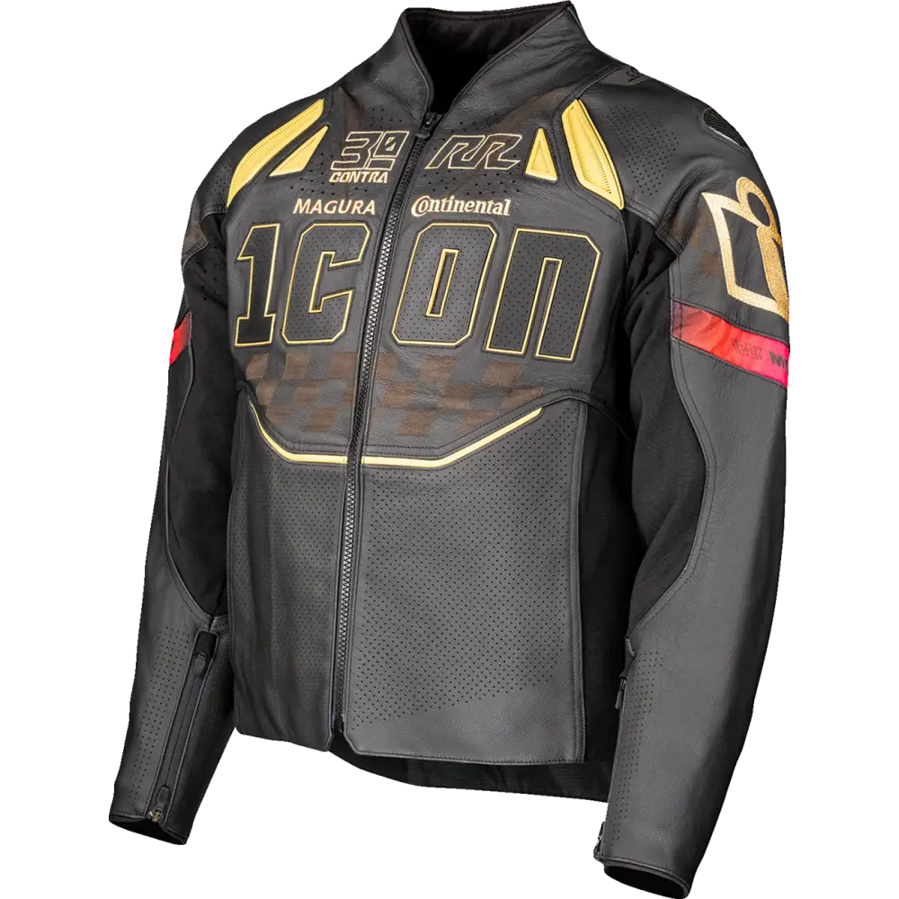 ICON Contra3* Rizz Rizz Jacket - Black - Medium 2810-4289