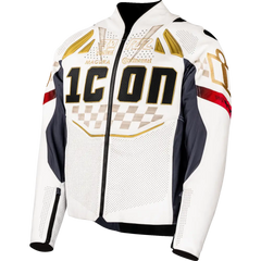 ICON Contra3* Rizz Rizz Jacket - White - Large 2810-4302