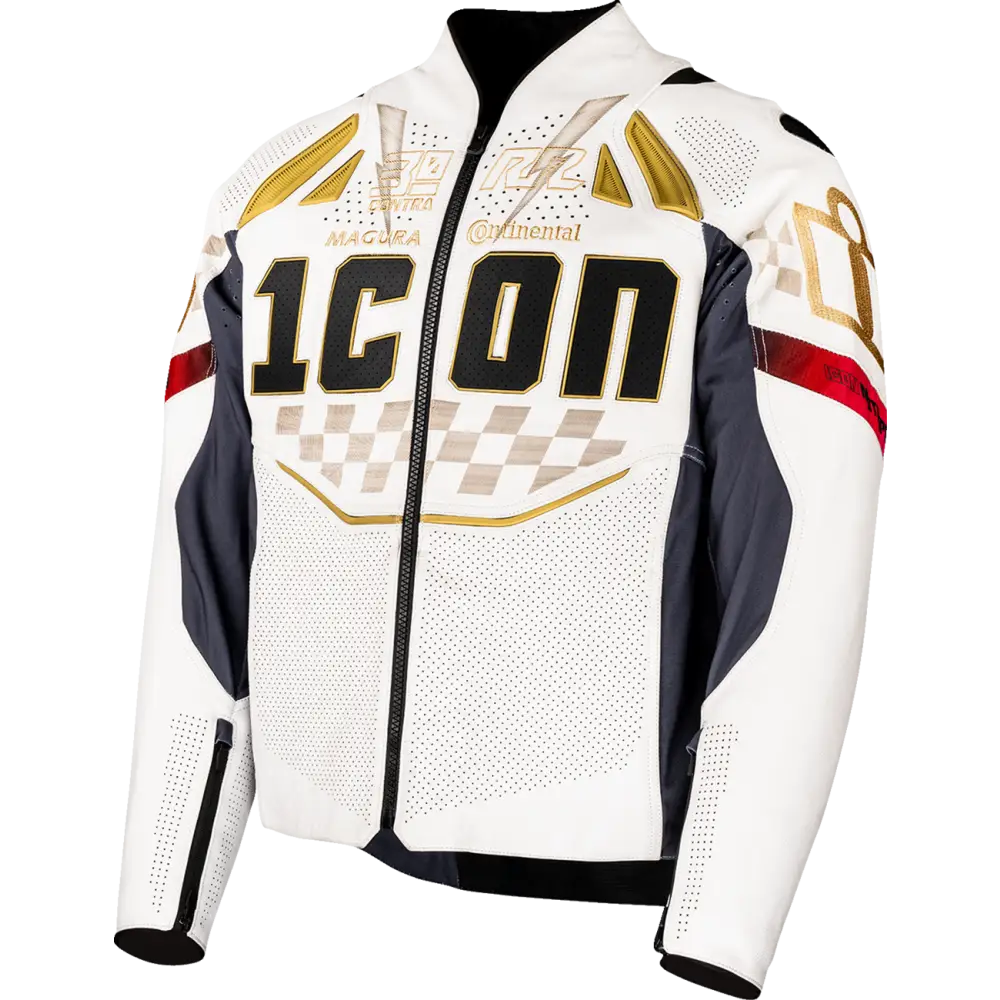ICON Contra3* Rizz Rizz Jacket - White - XL 2810-4303