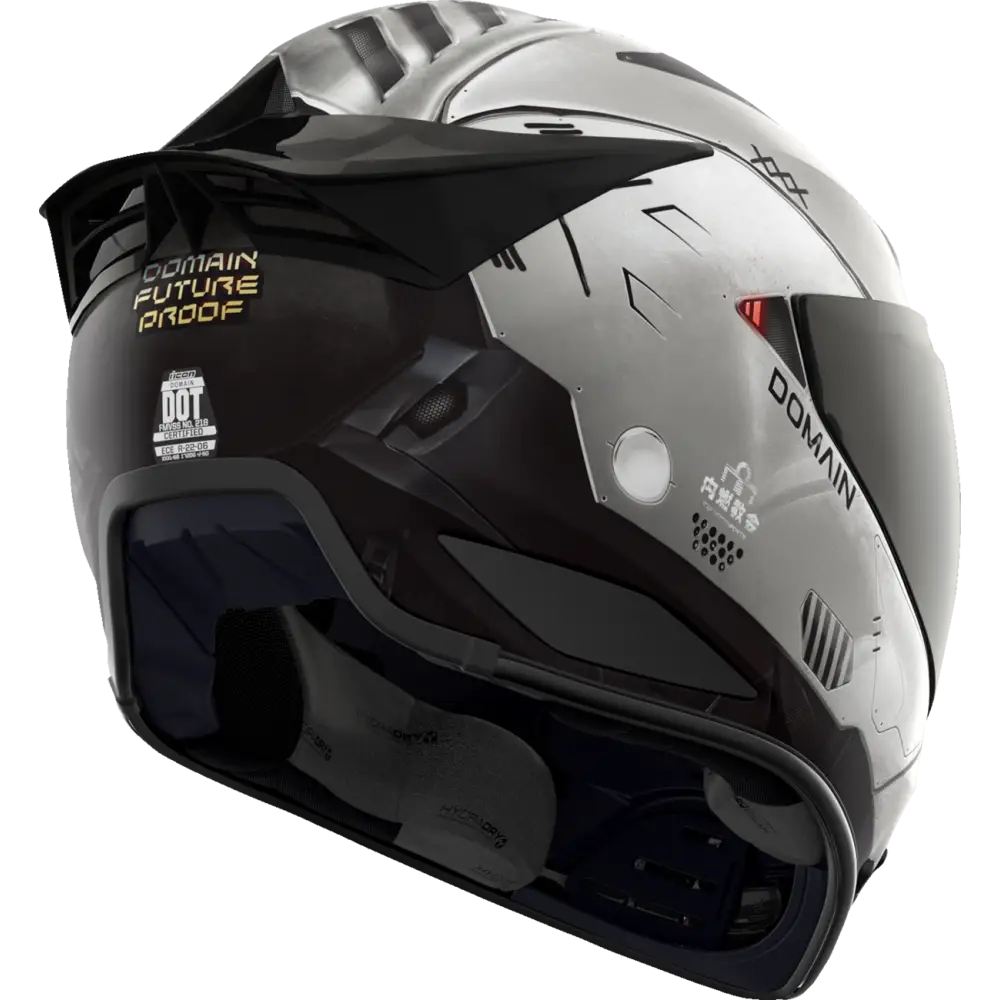 ICON Domain* Helmet - Future Proof - Gray - 2XL 010117292 - Street Full Face Adult Helmet