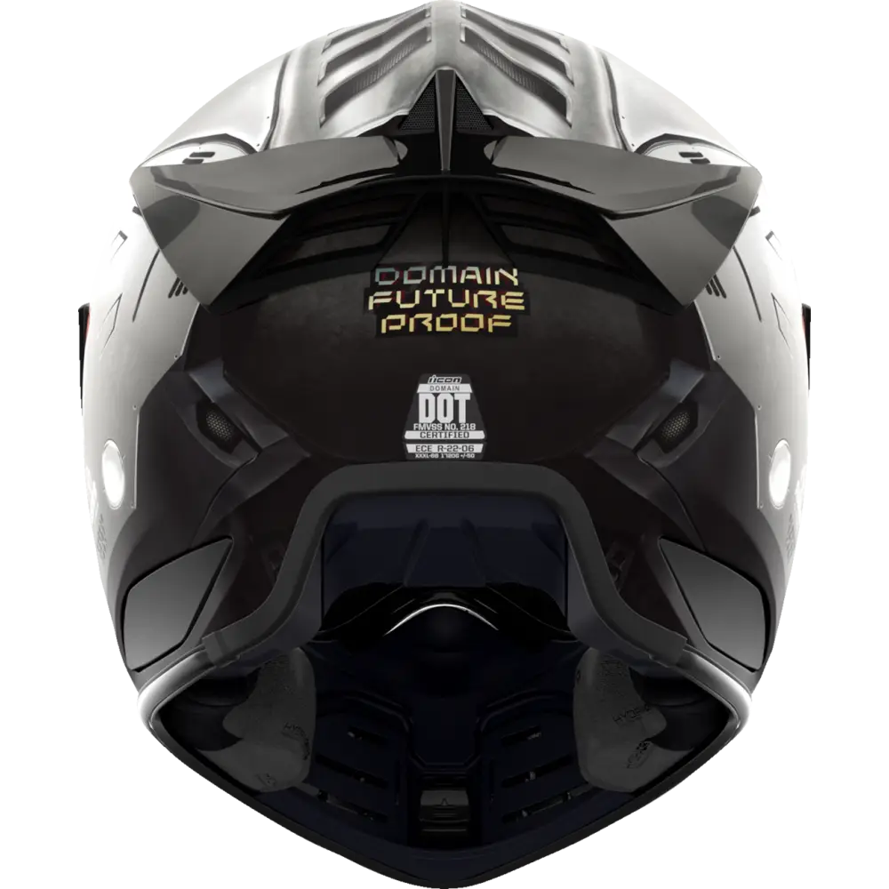 ICON Domain* Helmet - Future Proof - Gray - 2XL 010117292 - Street Full Face Adult Helmet