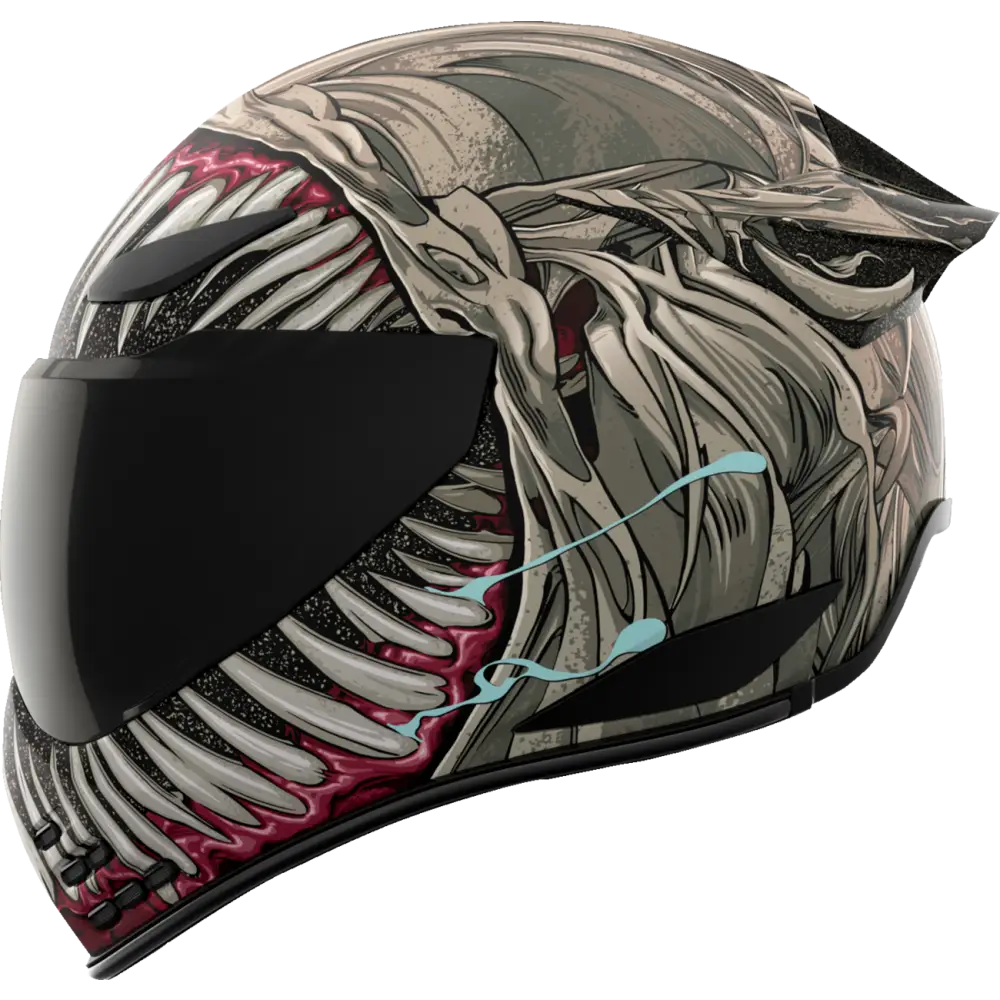 ICON Domain* Helmet - Grand Maw - Gray - 2XL 010117299 - Street Full Face Adult Helmet