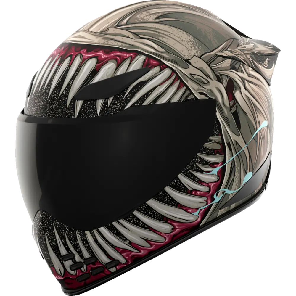 ICON Domain* Helmet - Grand Maw - Gray - Large 010117297