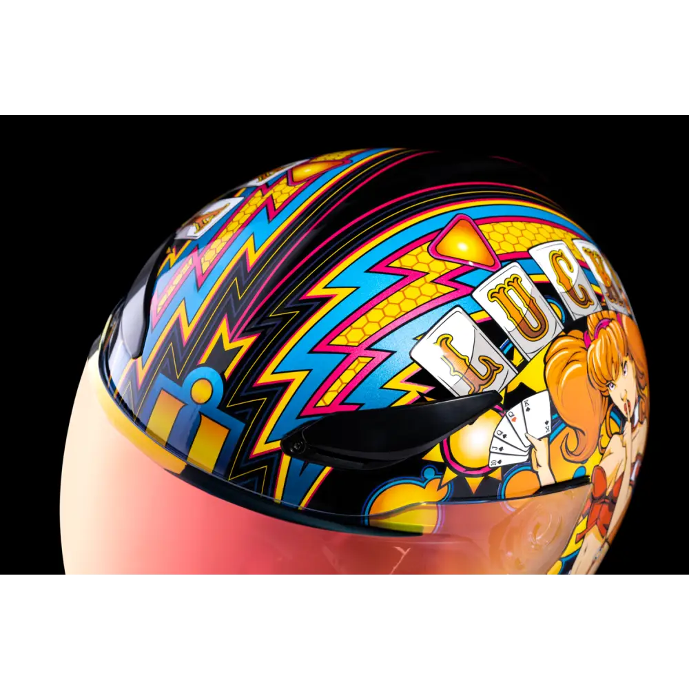 ICON Domain* Helmet - Lucky Lid 4 - Red - Large 0101-14954