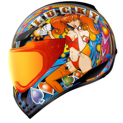 ICON Domain* Helmet - Lucky Lid 4 - Red - Small 0101-14952