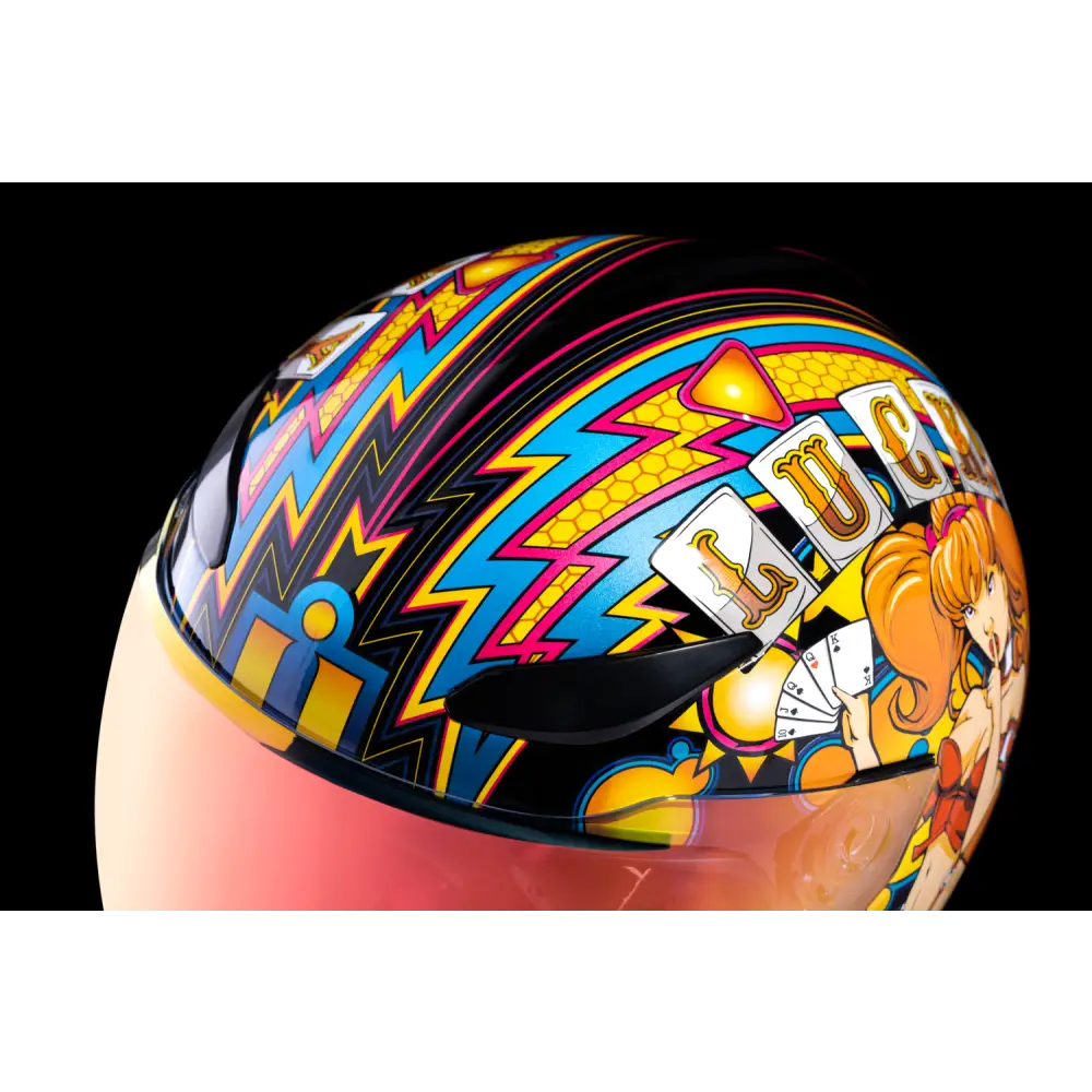 ICON Domain* Helmet - Lucky Lid 4 - Red - XL 0101-14955