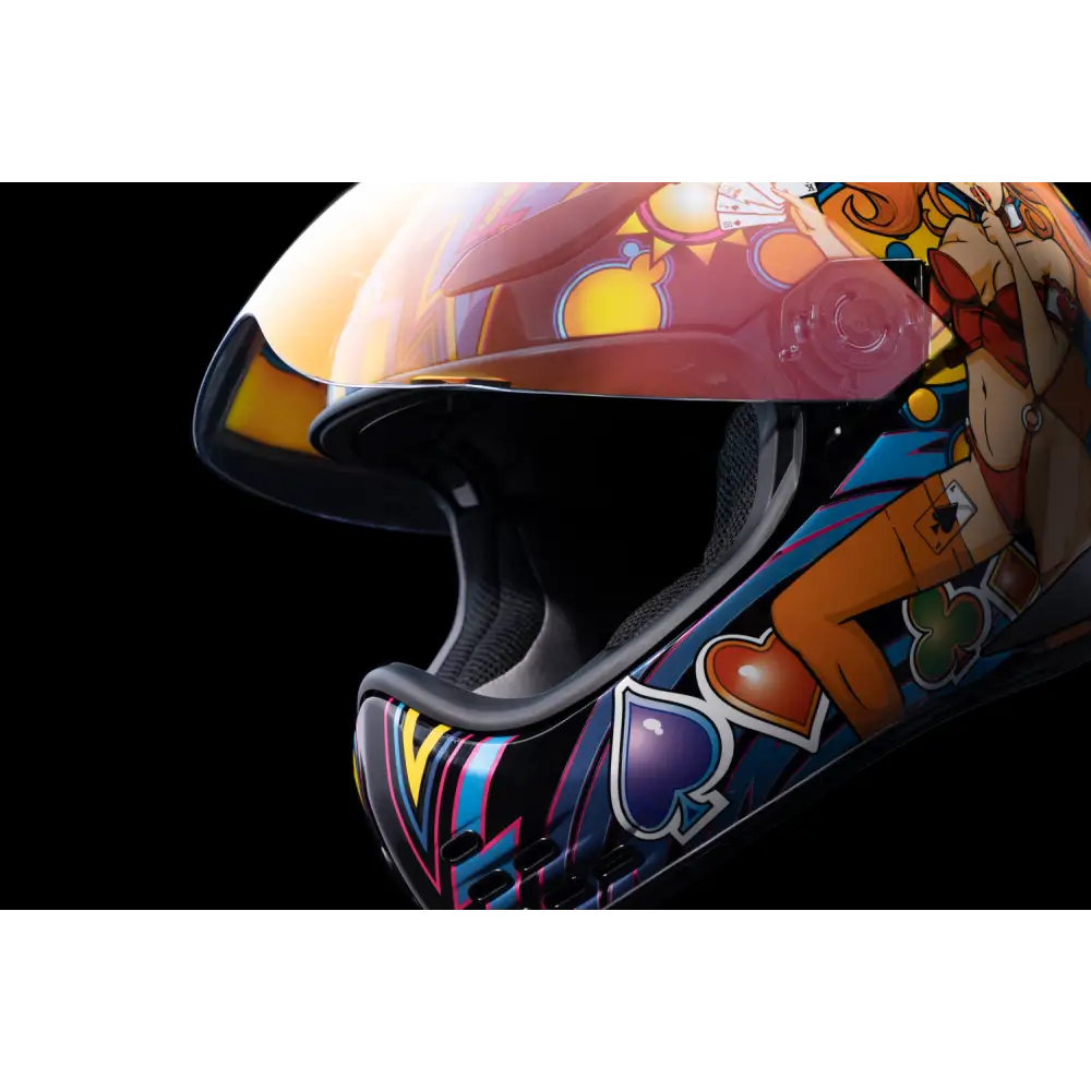 ICON Domain* Helmet - Lucky Lid 4 - Red - XL 0101-14955