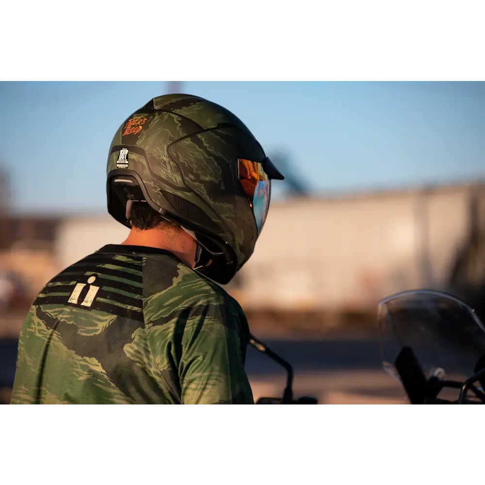 ICON Domain* Helmet - Tiger's Blood - Green - XS 0101-14923