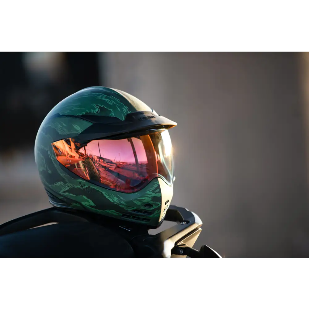 ICON Domain* Helmet - Tiger's Blood - Green - XS 0101-14923
