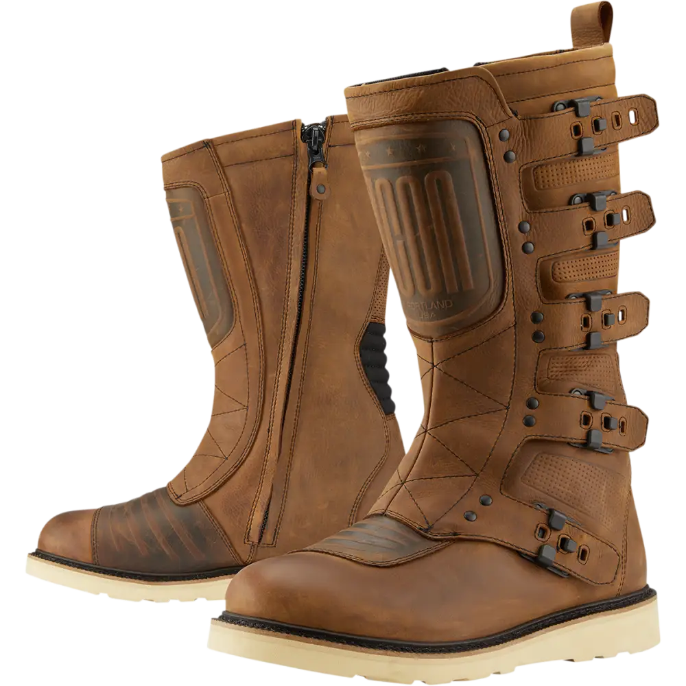 ICON Elsinore 2* CE Boots - Brown - Size 8 3403-1221