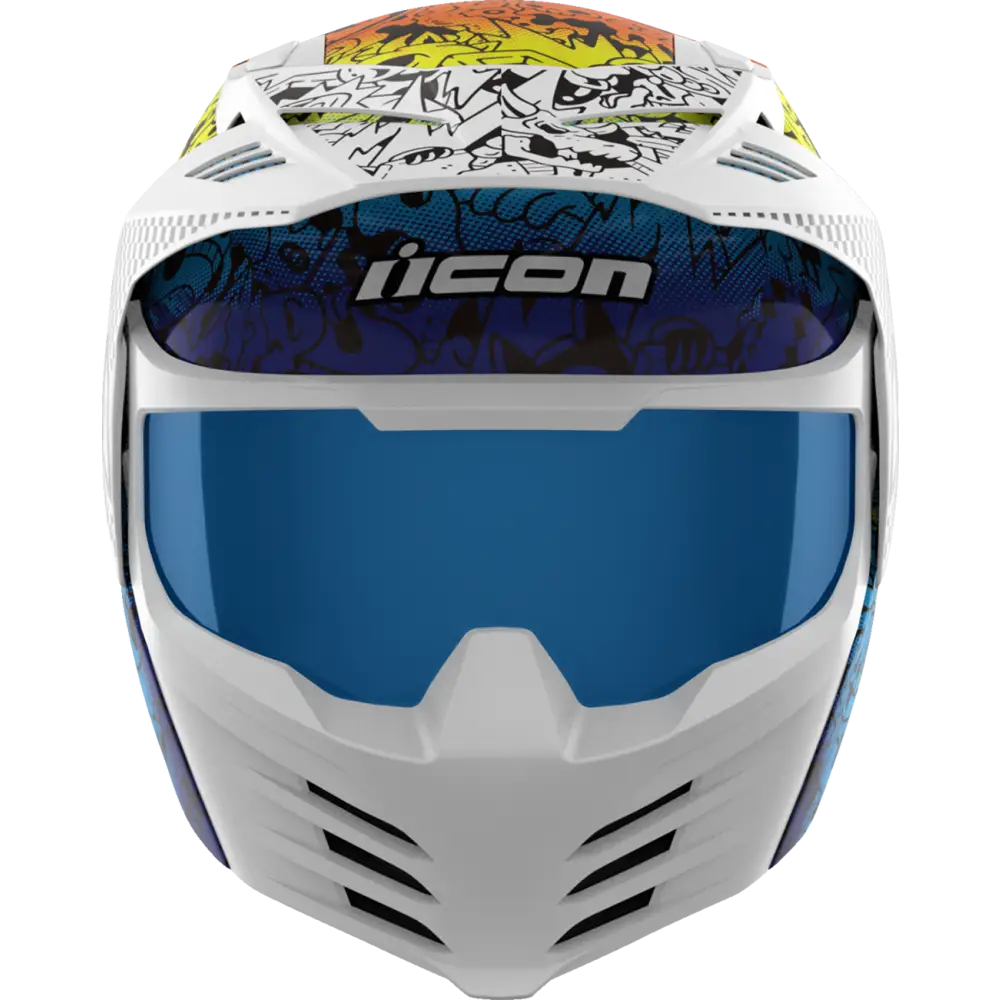 ICON Elsinore* Helmet - Doodle 3 - White - Large 0104-3440