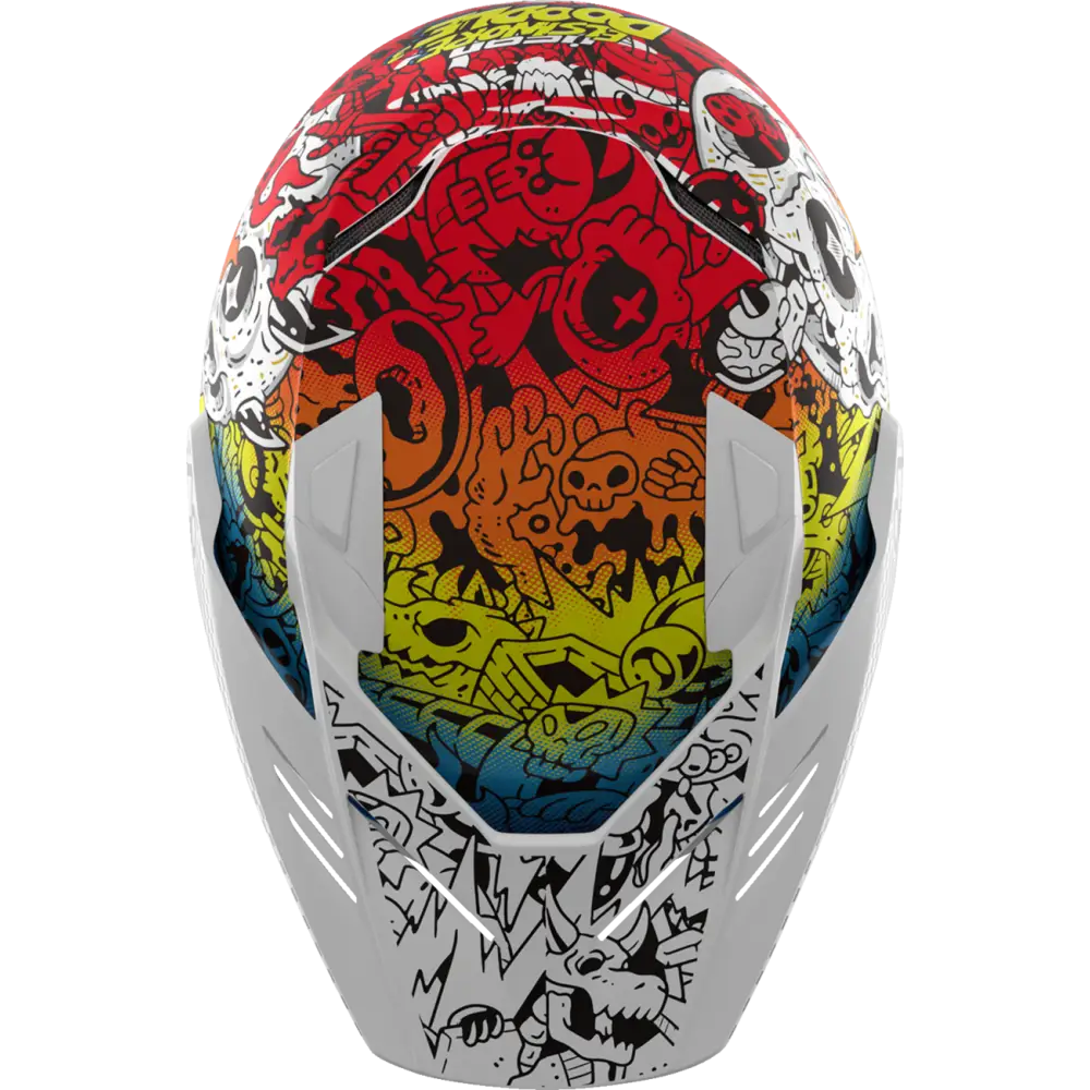 ICON Elsinore* Helmet - Doodle 3 - White - Large 0104-3440