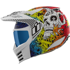 ICON Elsinore* Helmet - Doodle 3 - White - Large 0104-3440