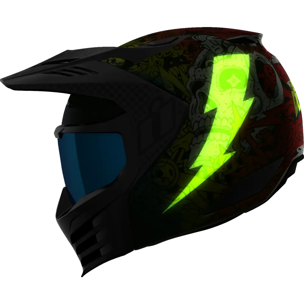 ICON Elsinore* Helmet - Doodle 3 - White - Large 0104-3440