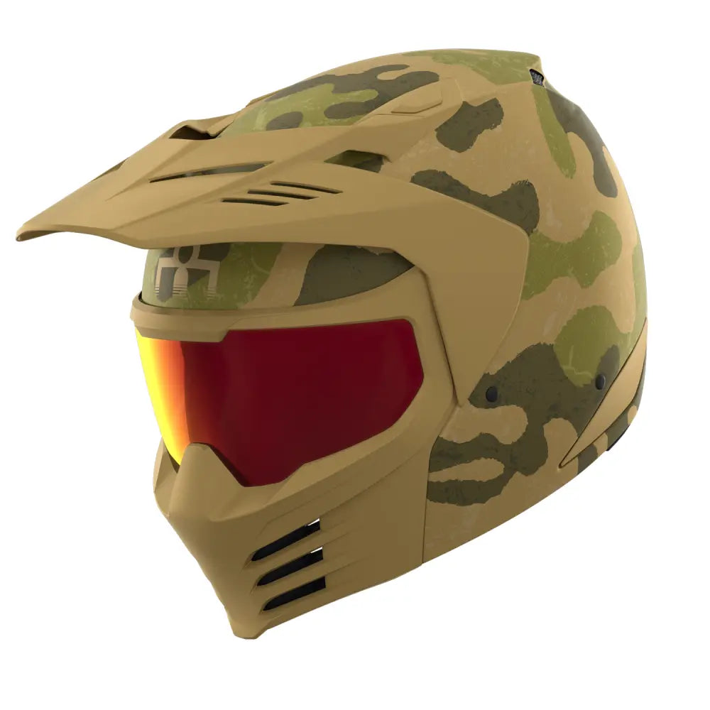 ICON Elsinore* Helmet - Magnacross - Tan - 2XL 0104-3298 - Street Open Face Adult Helmet