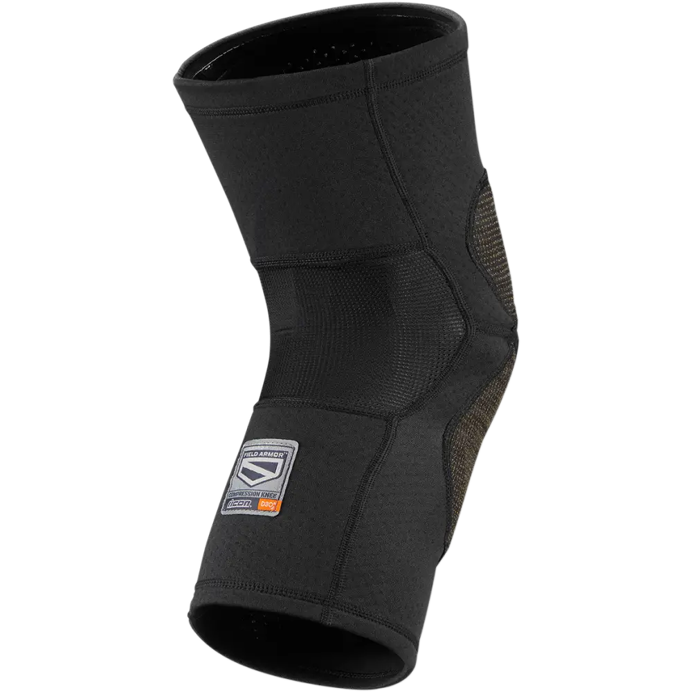 ICON Field Armor* Compression Knee Guards - Black - Large 2704-0502