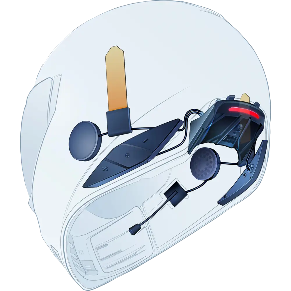 ICON In-Helmet Communicator - Black 4402-0910