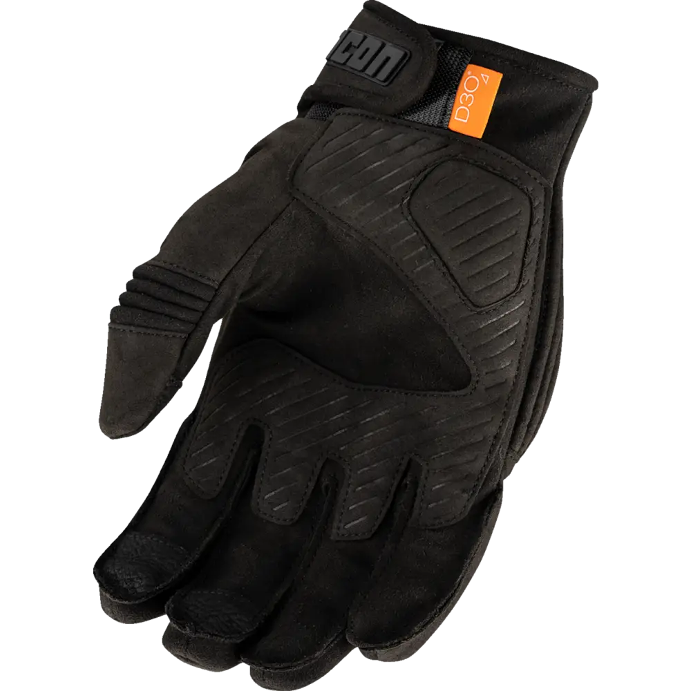 ICON Long Track CX* Gloves - Black - Small 3301-4887
