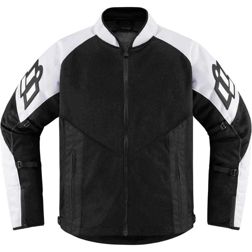 ICON Mesh AF* Jacket - Black/White - Medium 2820-5951