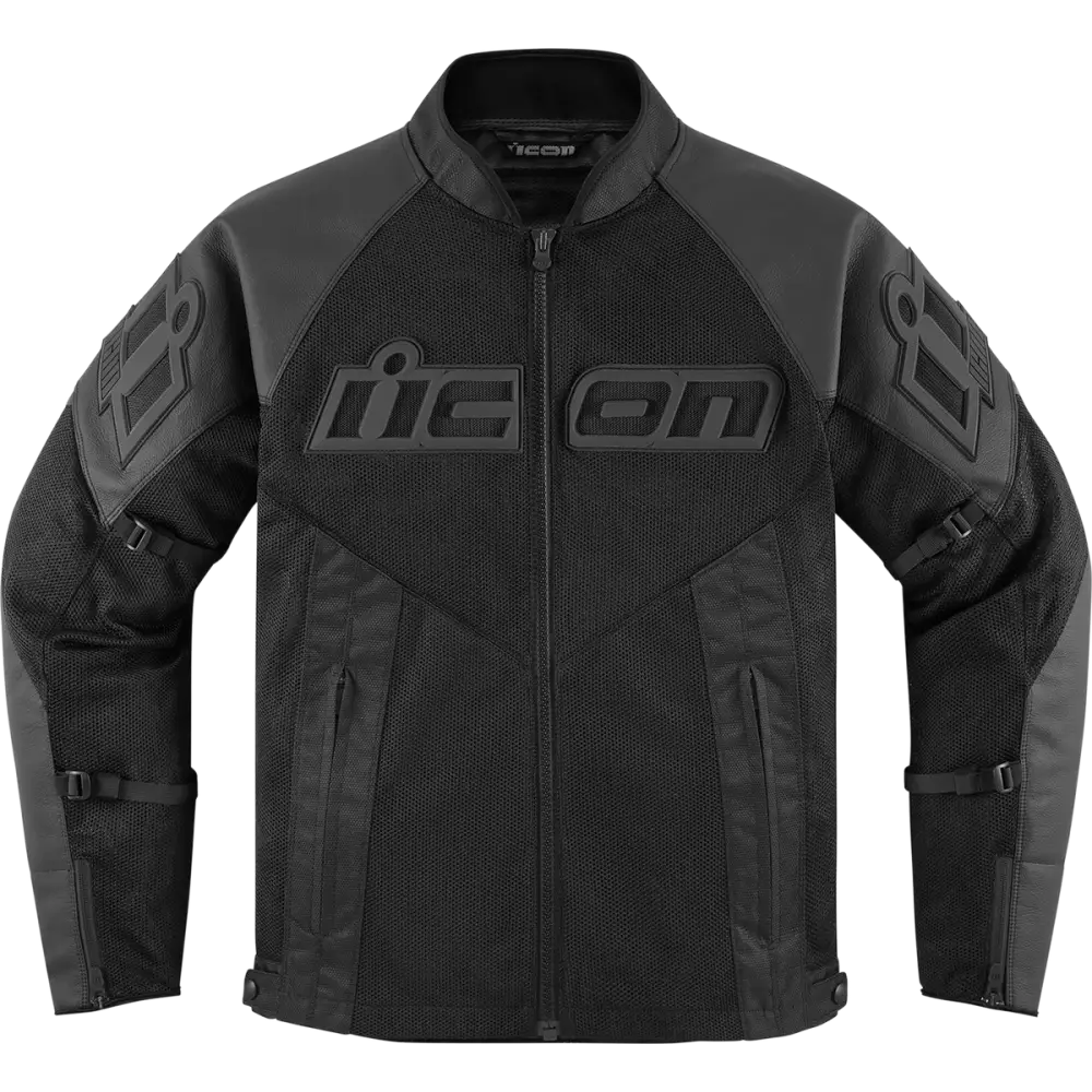 ICON Mesh AF* Leather Jacket - Black - Medium 2810-3898